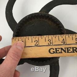 Antique 15 Cast Iron Hand Wheel Pulley Hit & Miss Coffee Grinder Corn Sheller