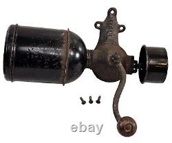 Antique 1800's Regal #44 Wall Mount Coffee Grinder MILL CAST IRON KITCHEN TOOL