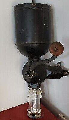 Antique 1800's Regal #44 Wall /counter Mounted Coffee Grinder Mill Cast Iron