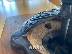 Antique 1800's Sun Manufacturing co. No. 1010 Coffee Mill Grinder. RARE Working