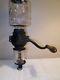 Antique 1800's TO EARLY 1900's ARCADE CRYSTAL COFFEE GRINDER COFFEE MILL, WORKS