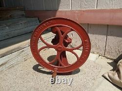 Antique 1800s Cast Iron Wheel Coffee Grinder C. S Bell Co. OR Farm Decor Country