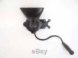 Antique 1859 Swifts No 2 Extd Wall Mount Coffee Grinder Mill Primitive Old