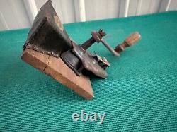 Antique 1860 Primitive Cast Iron J&E Parker's Union Coffee Mill Grinder