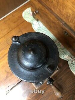 Antique 1873 Arcade Enterprise Cast Iron Coffee Grinder