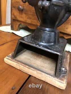 Antique 1873 Arcade Enterprise Cast Iron Coffee Grinder