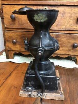 Antique 1873 Arcade Enterprise Cast Iron Coffee Grinder