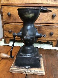 Antique 1873 Arcade Enterprise Cast Iron Coffee Grinder