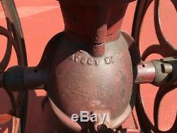 Antique 1873 Coffee Grinder Enterprise Mfg. Co. Original Paint 24 1/2 WHEELS