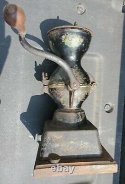 Antique 1873 Enterprise Cast Iron Coffee Grinder Model No. 1