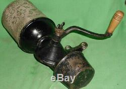 Antique 1890, 1894, Royal Coffee Grinder All Original, Correct Catch Cup, Nice