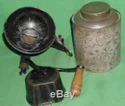 Antique 1890, 1894, Royal Coffee Grinder All Original, Correct Catch Cup, Nice