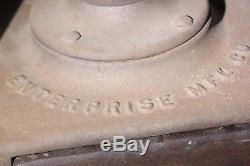 Antique 1898 Cast Iron ENTERPRISE No. 3 Coffee Grinder Mill Restoration Ready
