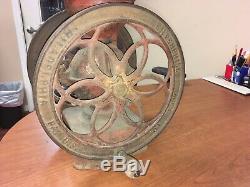 Antique 1898 Enterprise Mfg. Co Cast Iron Coffee Grinder Philadelphia Dual Wheel