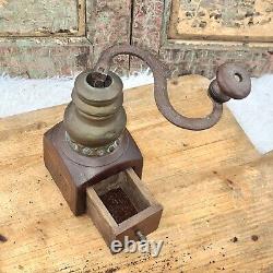 Antique 18th century coffee grinder mill Dutch Louis XVIII Moulin Cafe