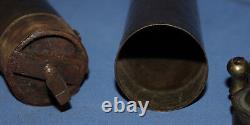Antique 19c Ottoman Turkish brass coffee grinder mill