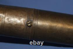 Antique 19c Ottoman Turkish brass coffee grinder mill