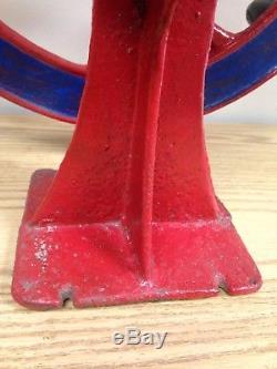 Antique #2 Single Wheel Counter Mount General Store Coffee Grinder