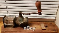 Antique ALEXANDERWERK Wall Mount no. 03 COFFEE GRINDER Mill Cast Iron Vtg a10