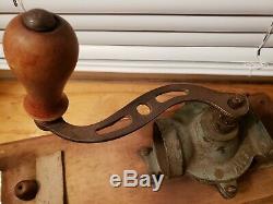 Antique ALEXANDERWERK Wall Mount no. 03 COFFEE GRINDER Mill Cast Iron Vtg a10