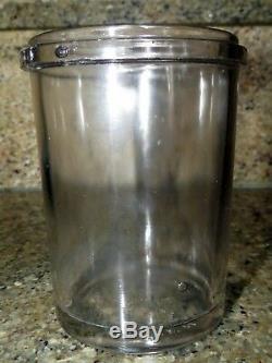 Antique ARCADE CRYSTAL COFFEE GRINDER #4 with Catcher Cup Pat. June 9, 03