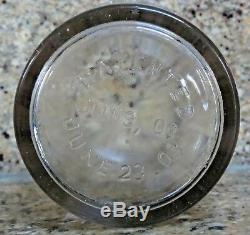 Antique ARCADE CRYSTAL COFFEE GRINDER #4 with Catcher Cup Pat. June 9, 03