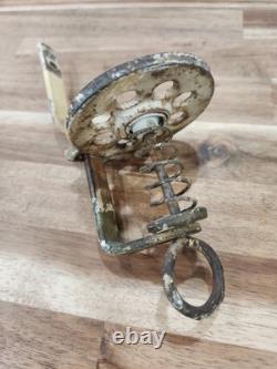 Antique ARCADE CRYSTAL No. 3 Cast Iron Wall Mount Coffee Grinder