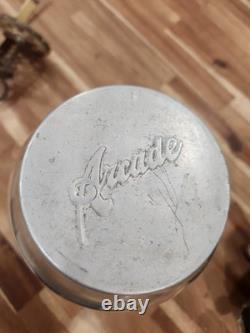 Antique ARCADE CRYSTAL No. 3 Cast Iron Wall Mount Coffee Grinder