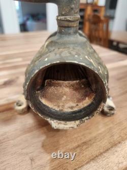 Antique ARCADE CRYSTAL No. 3 Cast Iron Wall Mount Coffee Grinder
