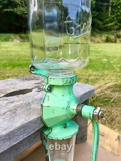 Antique ARCADE Crystal No 4 Wall Mount Coffee Grinder READY to USE