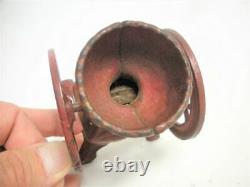 Antique ARCADE Miniature Cast Iron DOUBLE WHEEL COFFEE GRINDER Mill Works Old
