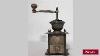 Antique American Country Style Brass Coffee Grinder With
