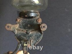 Antique Arcade Cast Iron Kitchen Wall Mount Coffee Grinder