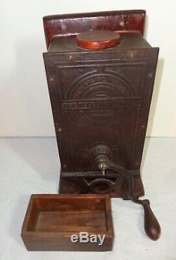 Antique Arcade Co. Telephone Mill Coffee Grinder For Coffee & Spice Complete
