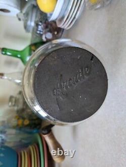 Antique Arcade Coffee Grinder #25 Cast Iron Wall Mount Original Lid Nice