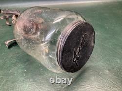 Antique Arcade Coffee Grinder #25 Cast Iron Wall Mount with Original Lid