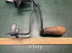 Antique Arcade Coffee Grinder #25 Cast Iron Wall Mount with Original Lid