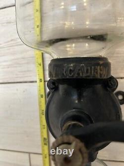 Antique Arcade Coffee Grinder Cast Iron Wall Mount