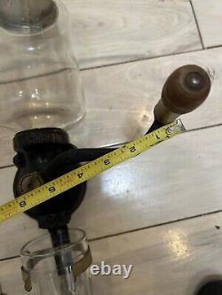 Antique Arcade Coffee Grinder Cast Iron Wall Mount