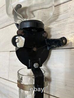 Antique Arcade Coffee Grinder Cast Iron Wall Mount