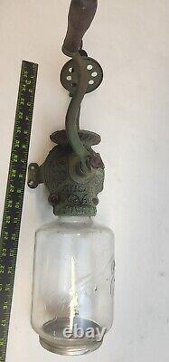 Antique Arcade Crystal Coffee Grinder