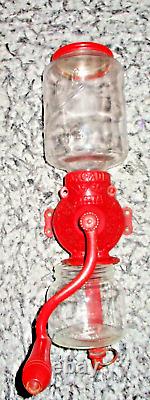 Antique Arcade Crystal Coffee Grinder NO. 3 Original Paint Exceptional Condition