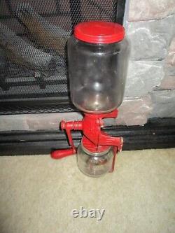 Antique Arcade Crystal Coffee Grinder NO. 3 Original Paint Exceptional Condition