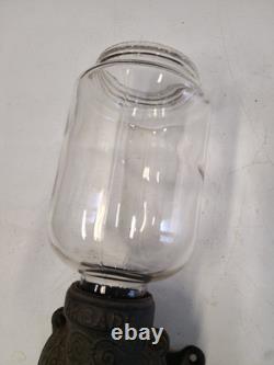 Antique Arcade Crystal No. 1 Wall Mounted Coffee Grinder See All Details