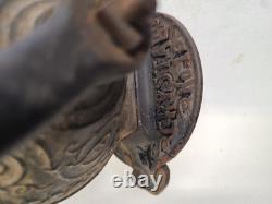 Antique Arcade Crystal No. 1 Wall Mounted Coffee Grinder See All Details