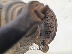 Antique Arcade Crystal No. 1 Wall Mounted Coffee Grinder See All Details