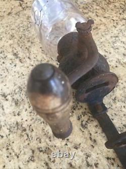 Antique Arcade Crystal No 3 Coffee Grinder