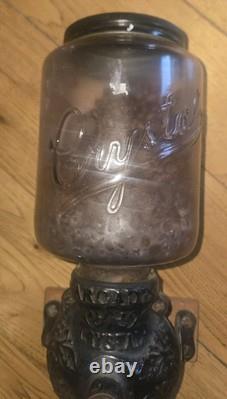 Antique Arcade Crystal No. 3 Wall Mount Coffee Grinde