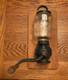Antique Arcade Crystal No. 4 Wall Mount Coffee Grinder withMounting Back Board