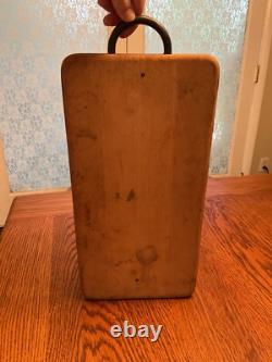 Antique Arcade Crystal No. 4 Wall Mount Coffee Grinder withMounting Back Board